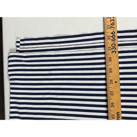 Peter Millar Summer Comfort Polo Shirt Mens L/XL Green Striped Short Sleeve Golf - Picture 6 of 6